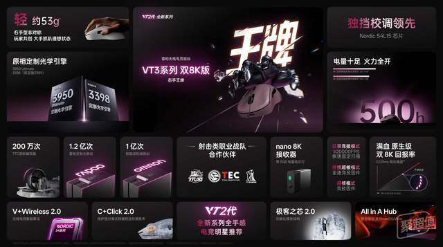 开箱即高能!雷柏VT3/VT3 MAX实测:钱包和手都表示很满意!