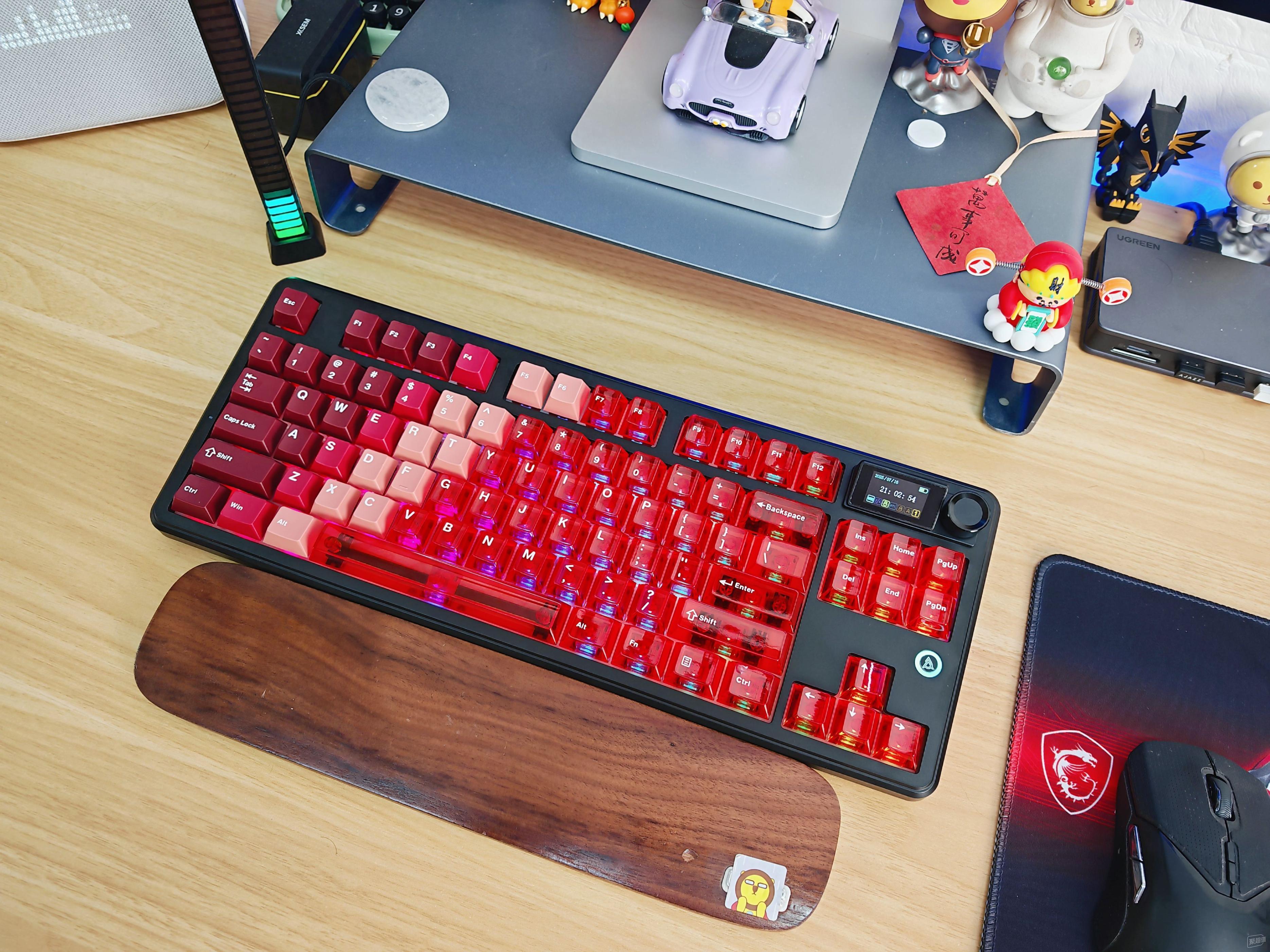 黑爵MK87 机械键盘:客制化三模RGB,1万毫安电池,行业内卷!