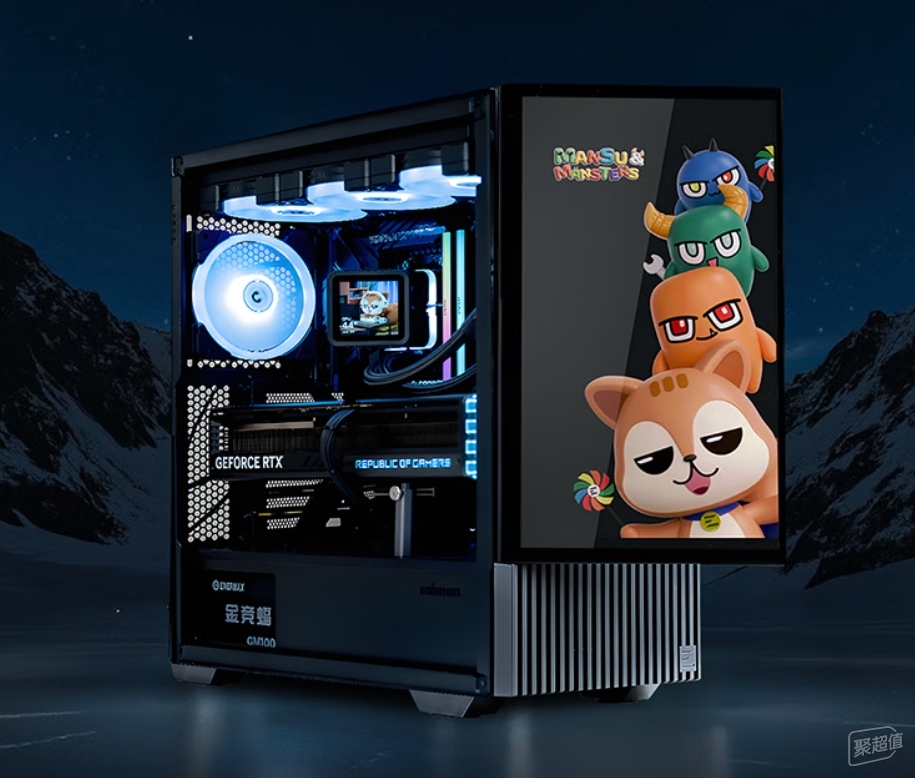 ZALMAN 思民 Z10 DS 机箱:从机箱前脸到便携副屏,这波操作绝了!