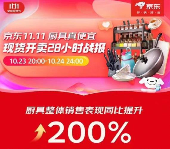 京东厨具11.11超级爆品实惠抢购!华为智能保温杯28小时同比成交额增长超50倍