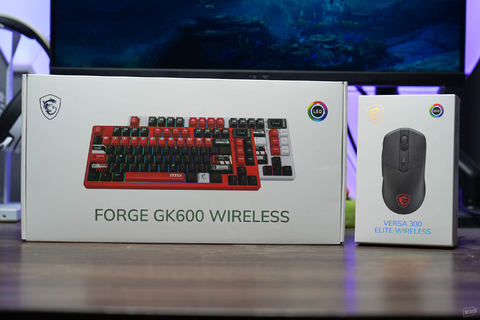 新品发布!微星FORGE GK600W机械键盘&VERSA 300 ELITE鼠标开箱体验