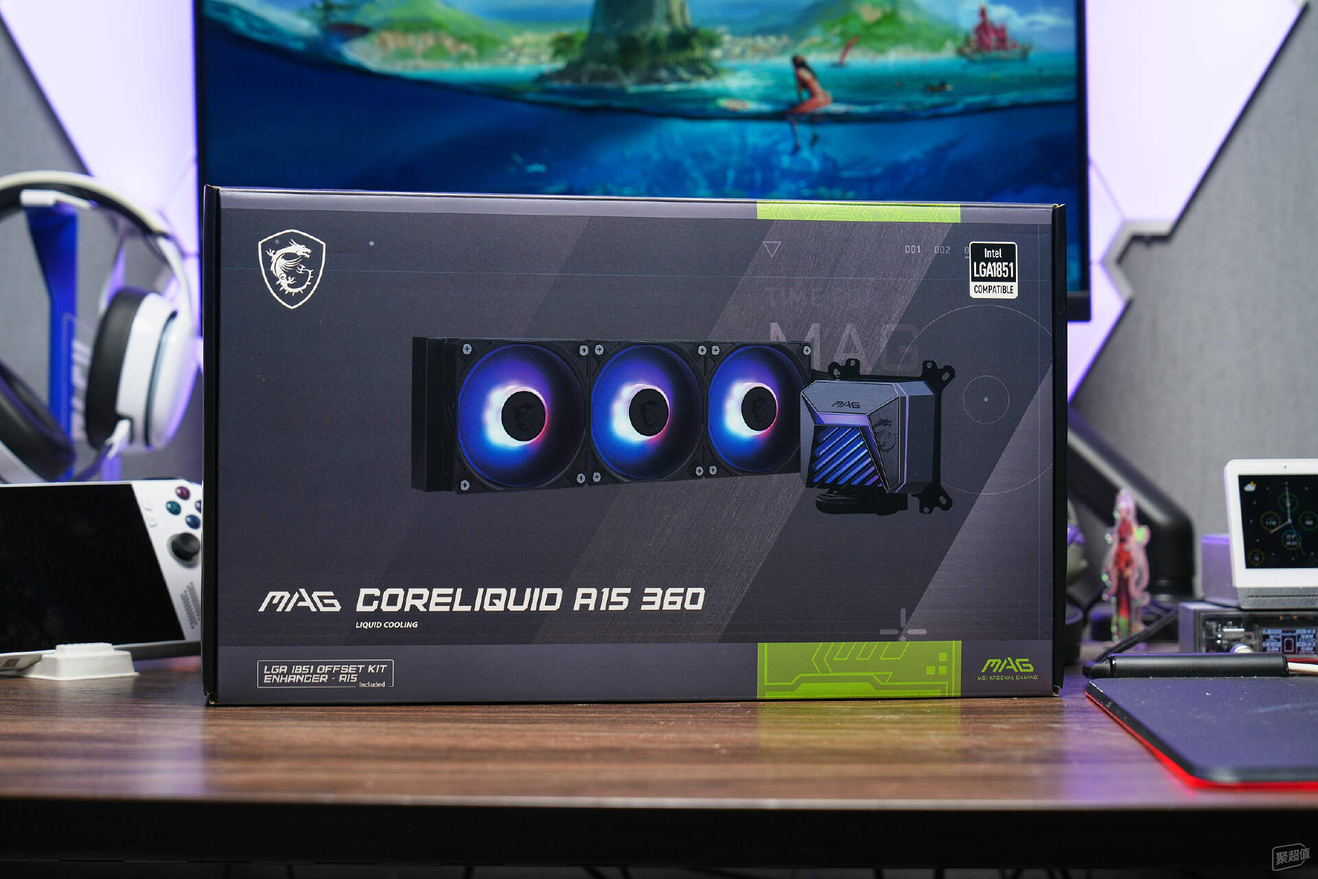 最新更新:微星MAG CORELIQUID A15 360 水冷冷排开箱体验