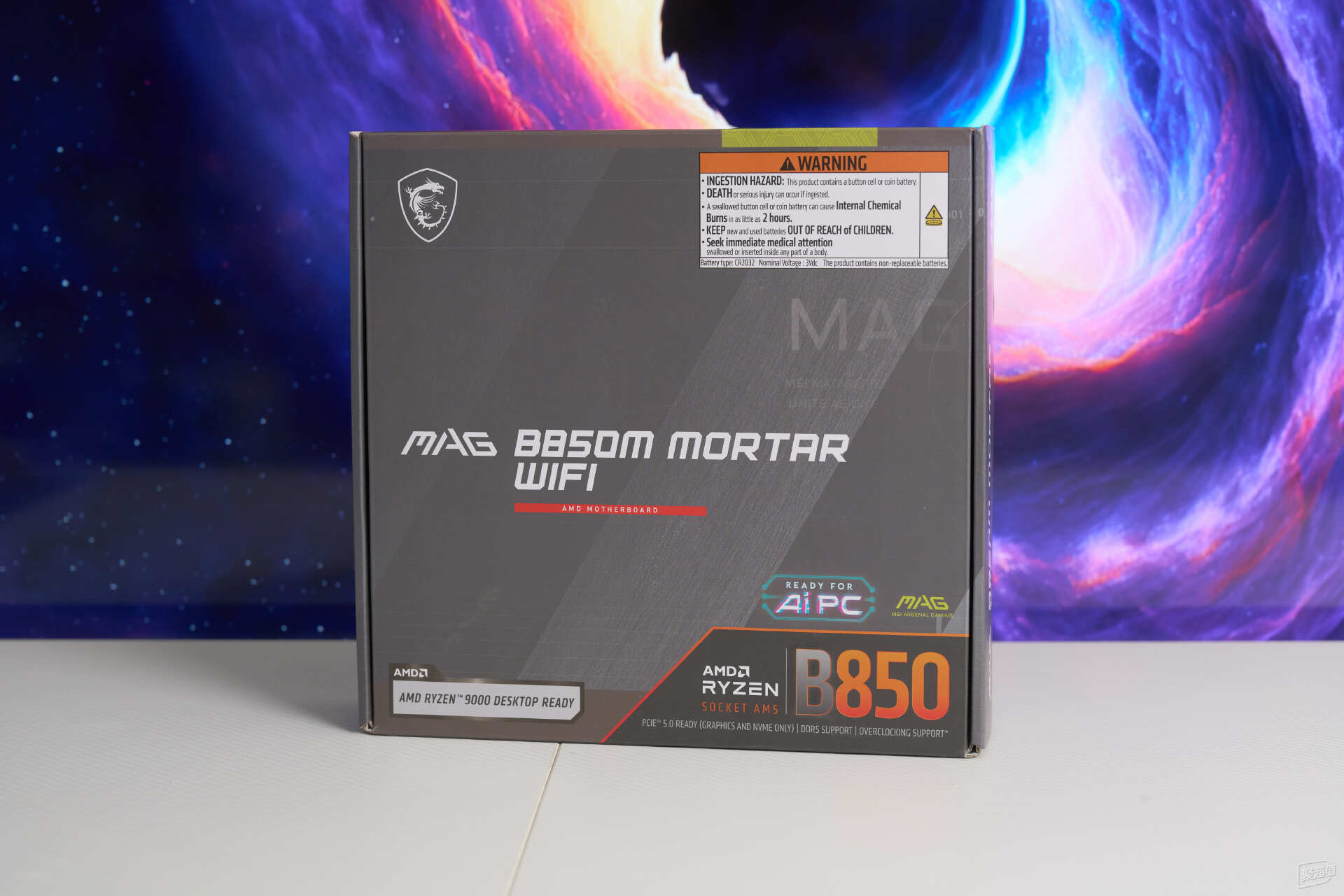 微星MAG B850M MORTAR WIFI迫击炮开箱：双5.0 M.2接口，性价比超值