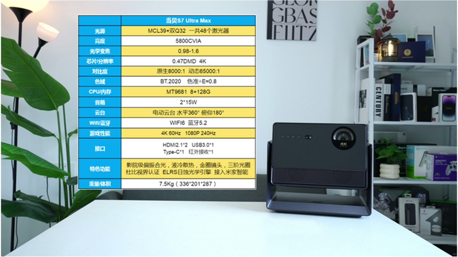 当贝S7 Ultra Max家庭电影机：为何成为发烧友们的不二选择？