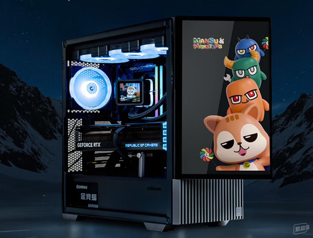zalman思民Z10 DS机箱+ROG X870-H主板+蓝戟B580显卡装机展示，送您一台高质量显示器！